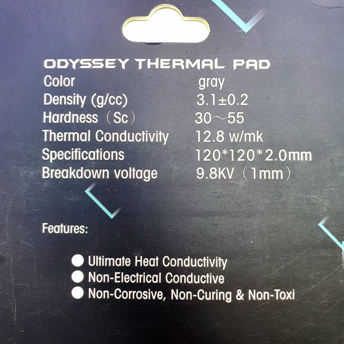 Thermalright Extreme Odyssey Thermal pad 120x120x2.0 mm ram vga 2.0mm