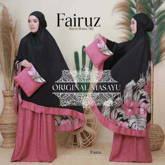 MUKENA RAYON MOTIF BUNGA, MUKENAH WARNA MOTIF BUNGA, MUKENA RAYON MOTIF