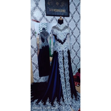 kebaya bludru,nevi silver,Preloved