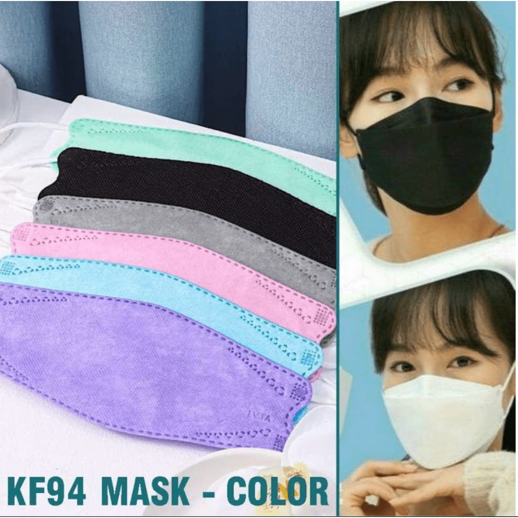 masker kf94 warna warni oncare 4ply isi 10 pcs