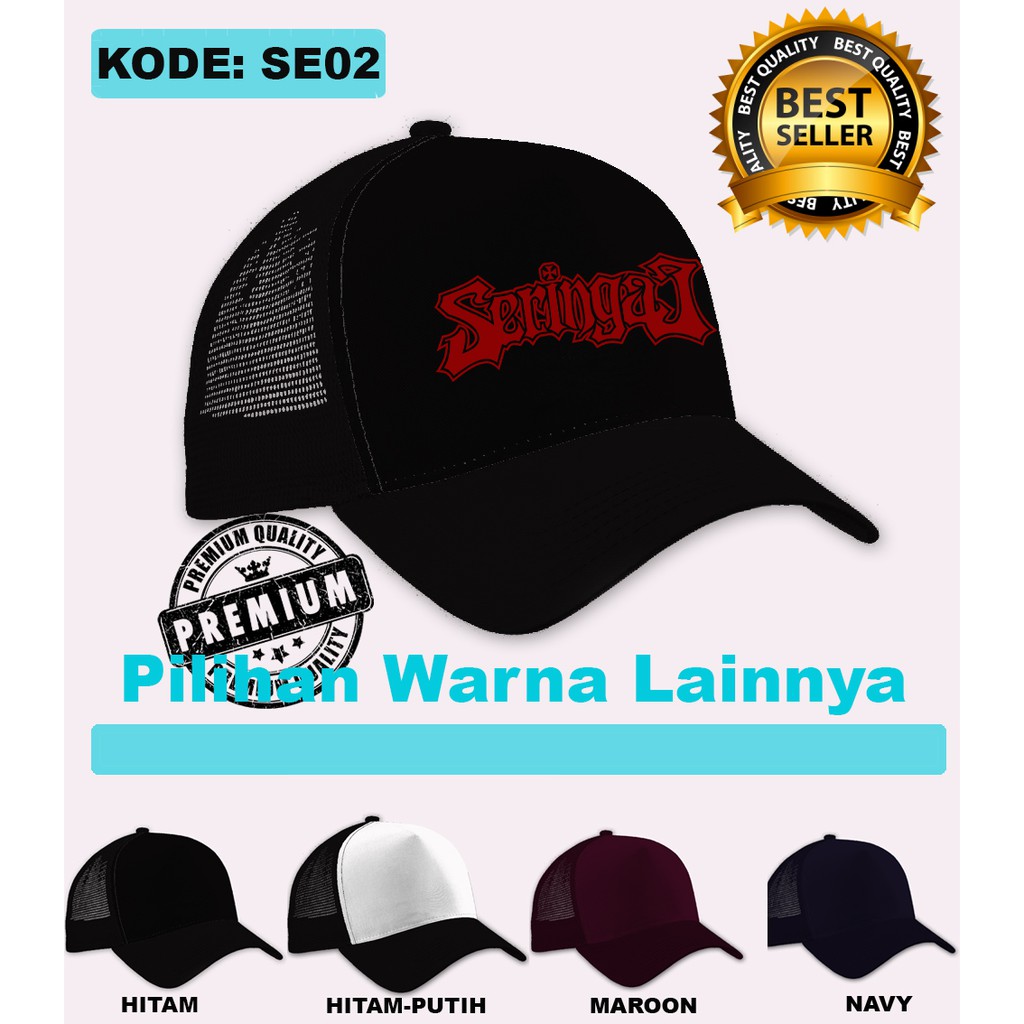 Topi seringai / trucker distro premium seringai se01m