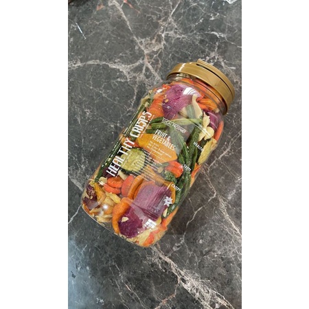 

HEALTHY CRISPS - SNACK - CEMILAN - MAKANAN SEHAT - MIX VEGGIE/MIX SAYUR (ORGANIK) KERIPIK TOPLES JUMBO