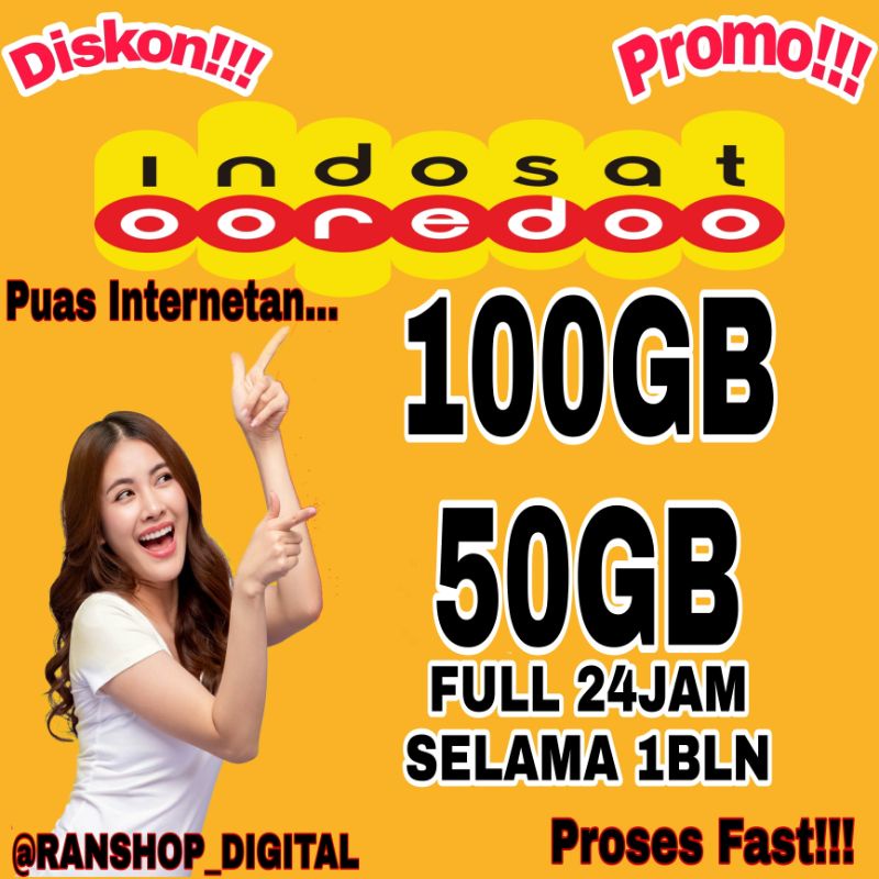 Isi Ulang Kuota Indosat IM3 Freedom Internet Full 150GB 125GB  100GB 50GB 28GB 18GB 10GB 24Jam 30Hari| Freedom Unlimited Bulanan murah