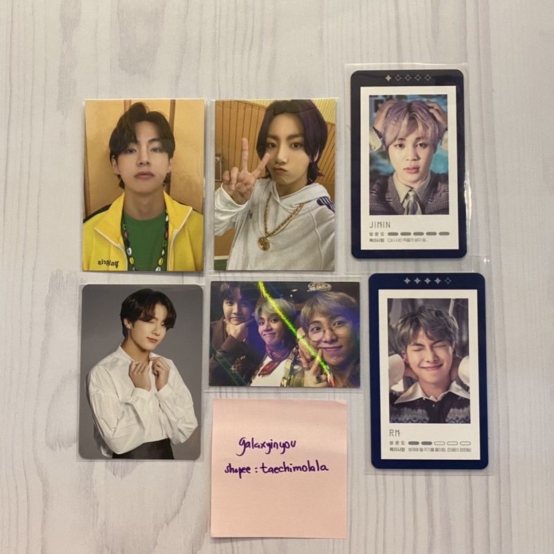 bts photocard tihol muster magic shop 5th muster korea ticket holder namvhope unit namjoon taehyung 