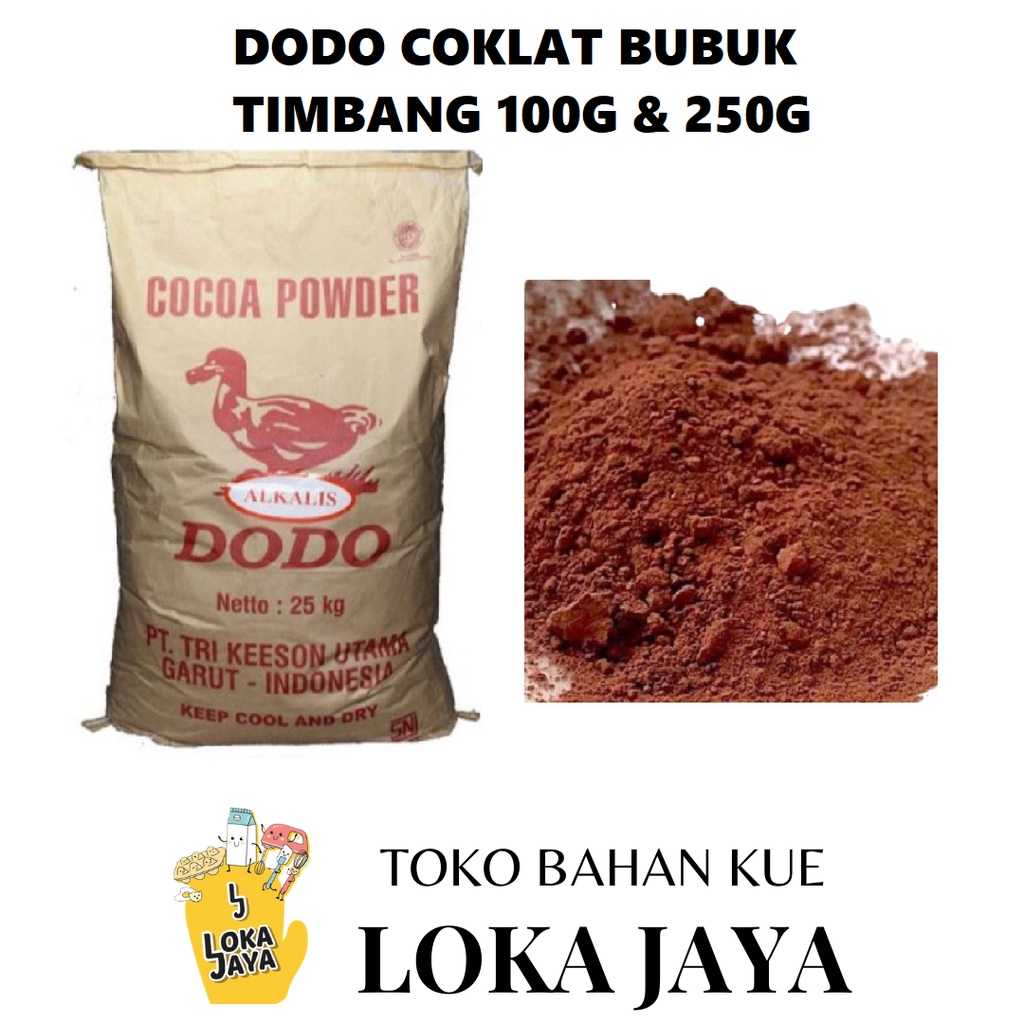 

DODO COCOA POWDER | COKLAT BUBUK TIMBANG 100 GR