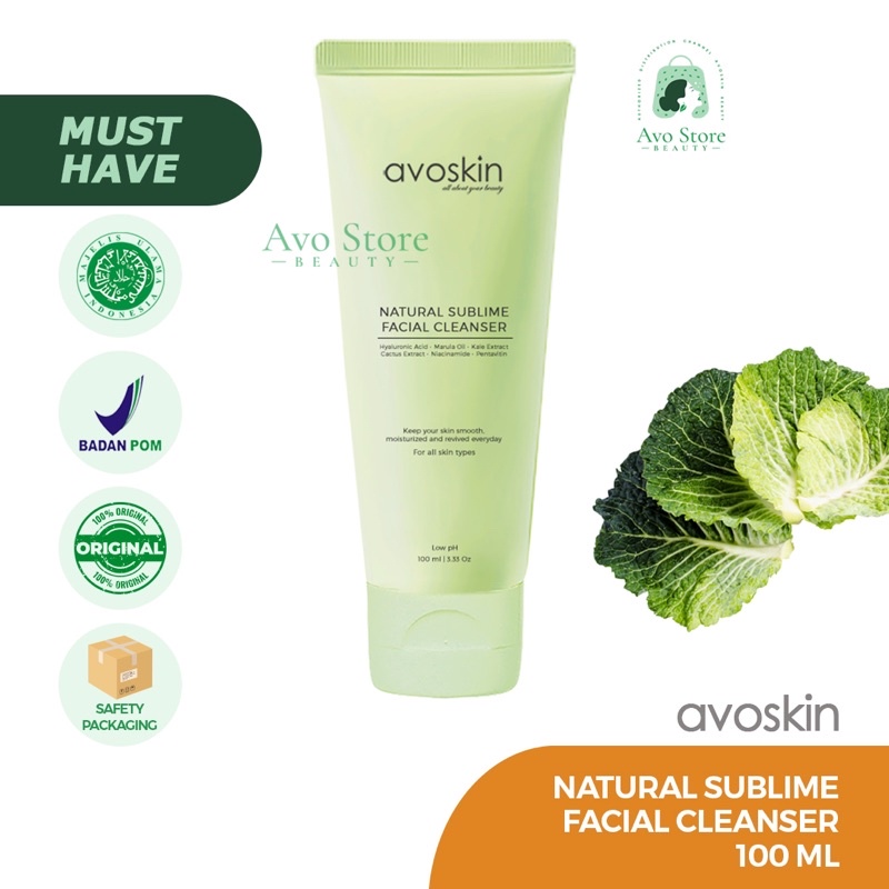 [EXP DATE 2027] Avoskin Sublime Natural Facial Cleanser [ Cleansing / Pembersih Muka ]