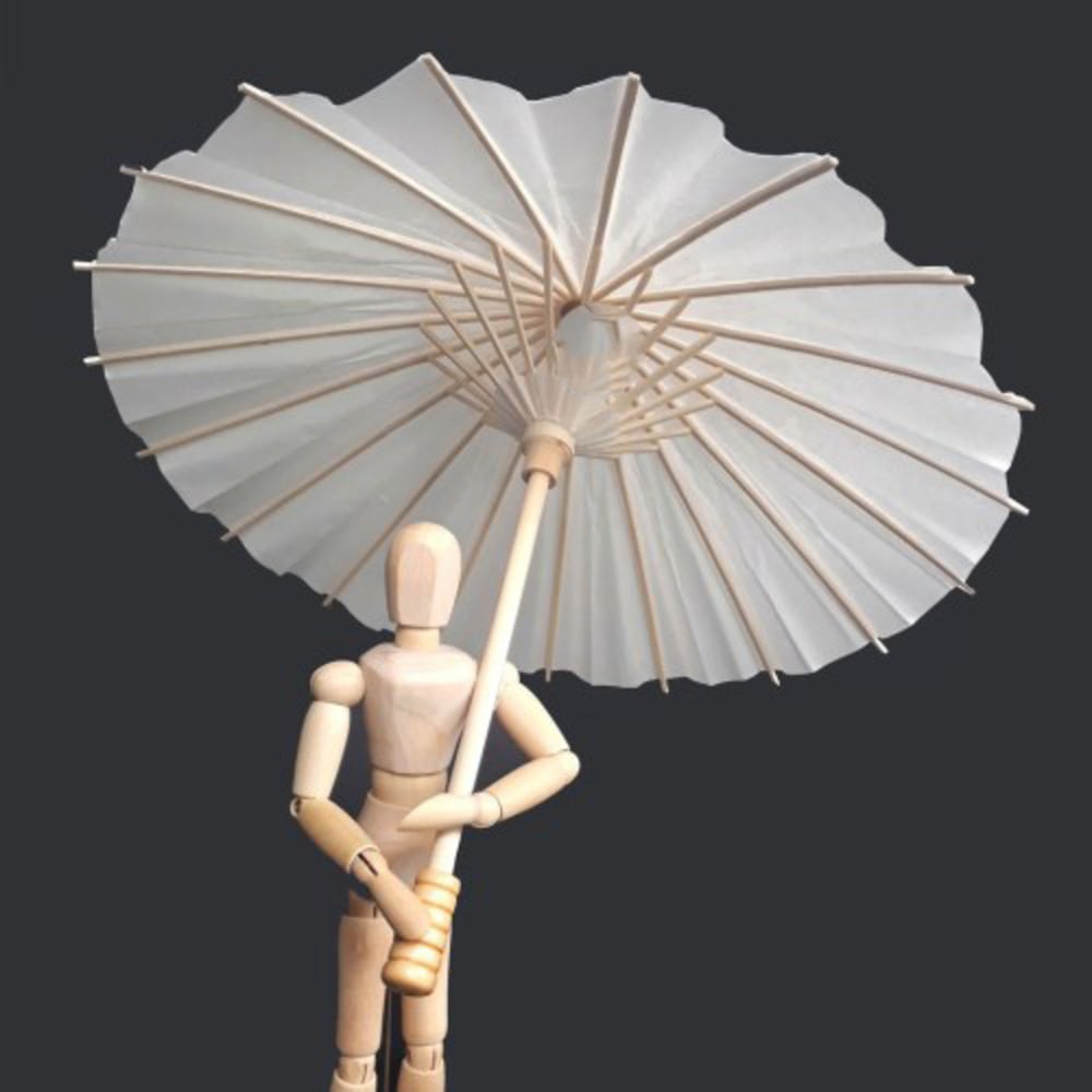 

PAYUNG LUKIS KERTAS PAYUNG KERTAS SENI GAMBAR DEKORASI ART DECORATION UMBRELLA 15CM PUTIH