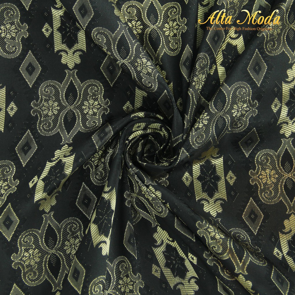 

Alta Moda Songket Motif Palembang Crystal Hitam (1M)