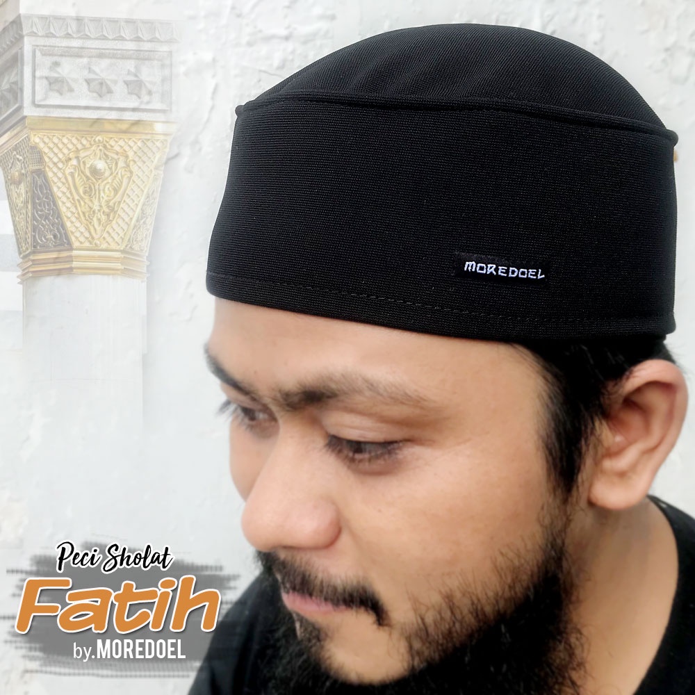 Peci Hitam Casual Fatih by Moredoel Mudah dilipat dan Elegant