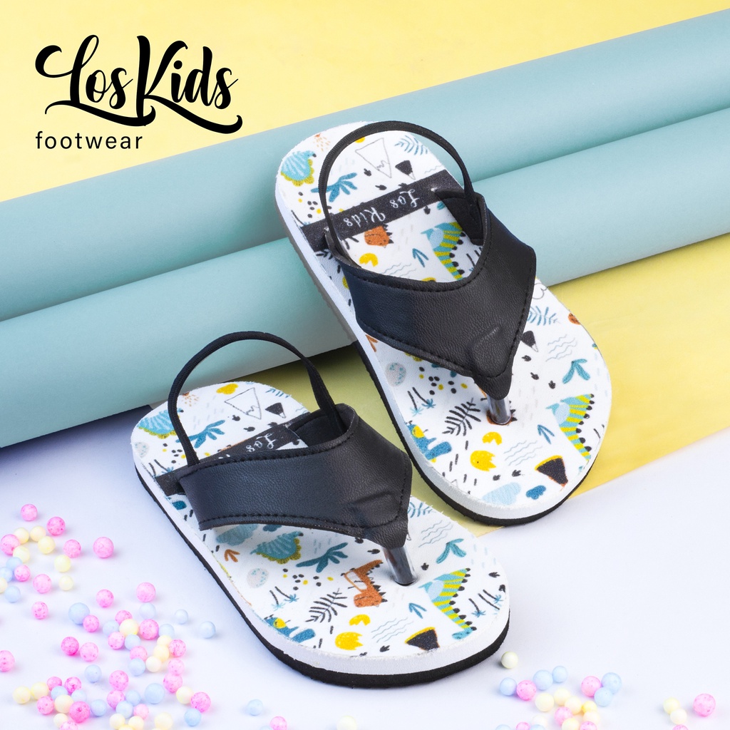 New Sandal Anak Bayi Balita Tali Belakang Motif Jerapah [ LosKids ]