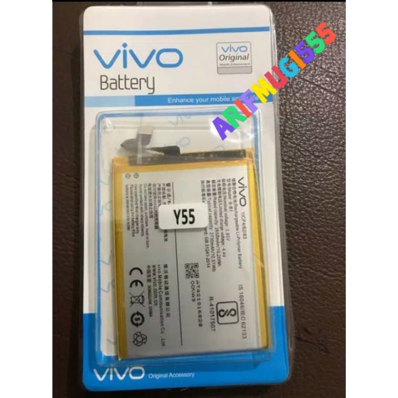 BATERAI BATTERY BATU BATRAI VIVO Y55 BB1 BB-1 ORIGINAL