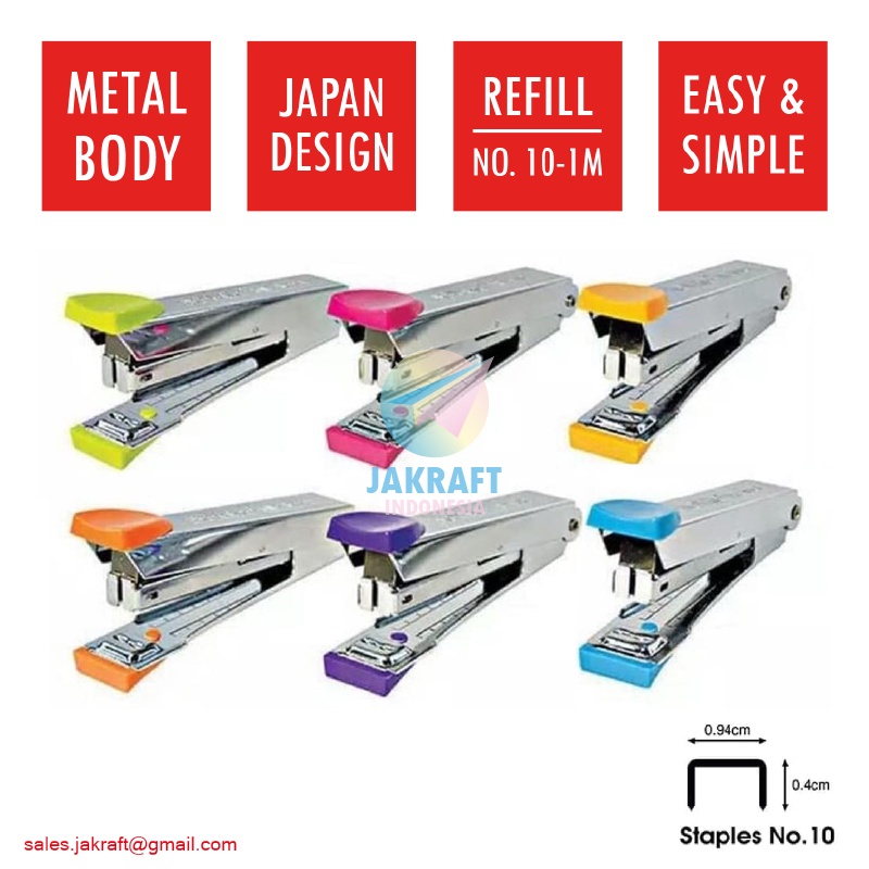 

(1 Pcs) Stapler Hekter Standard Murah JOYKO HD-10 Refill Isi Staples No.10 (No.10-1M)