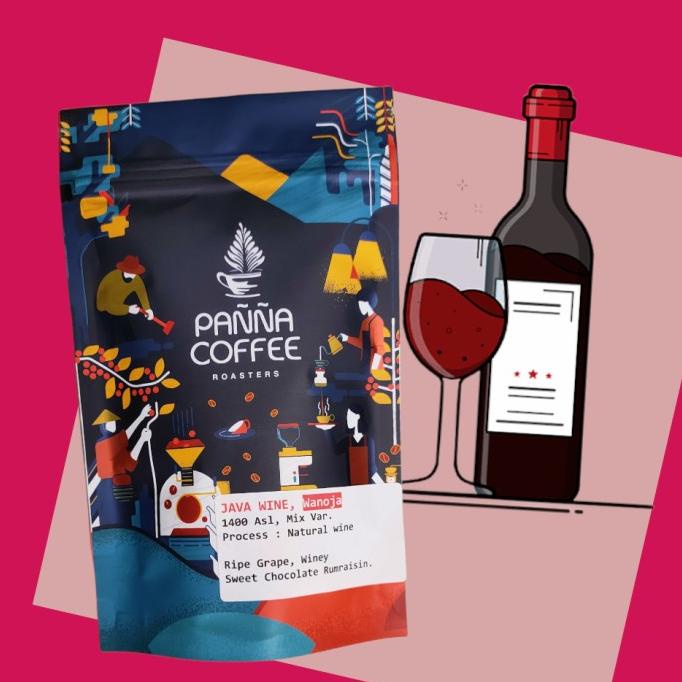 

[ COD ] kopi Java wine Wanoja kemasan 100 gr KOMPLIT Kode 836