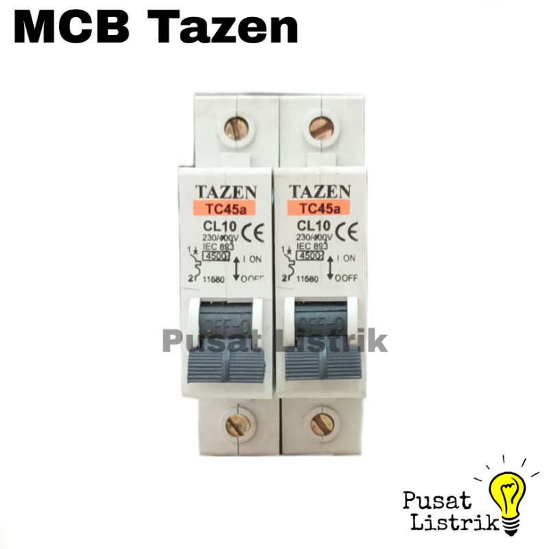 MCB 1Phase Pemutus Arus Listrik Murah Miniature Circuit Breaker (MCB) Bagus