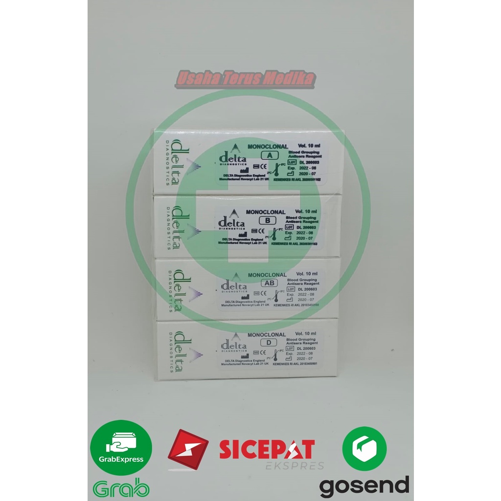 Reagent Tes Golongan Darah DELTA 1 SET