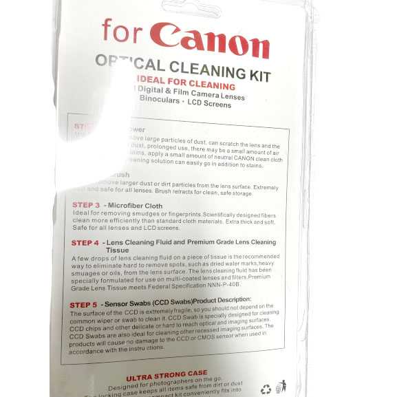 Set Pembersih Cleaning Kit Kamera Canon - DKL-5S