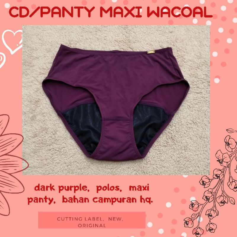 SALE  CD/PANTY MAXI WACOAL, CUTTING LABEL, NEW, ORIGINAL