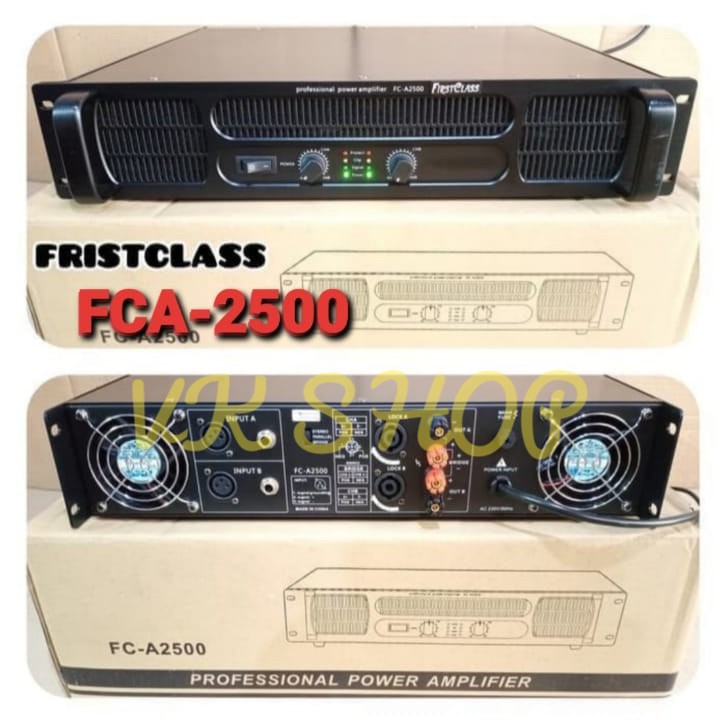 POWER AMPLIFIER FIRSTCLASS FC A2500 FCA2500 FC A 2500 FIRST CLASS FCA2500