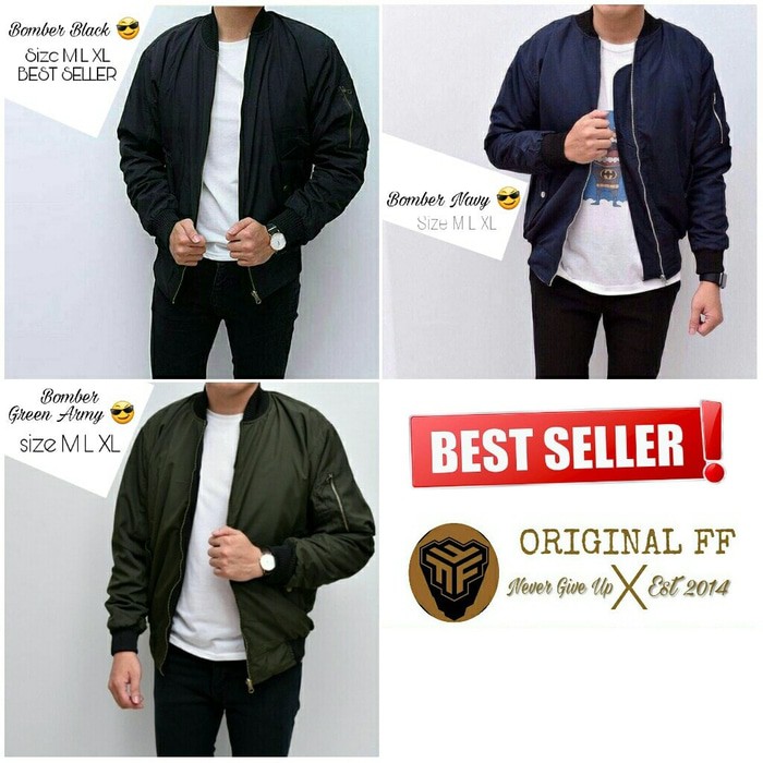 JAKET BOMBER / JAKET BOMBER ORIGINAL / JAKET COWO / JAKET PRIA