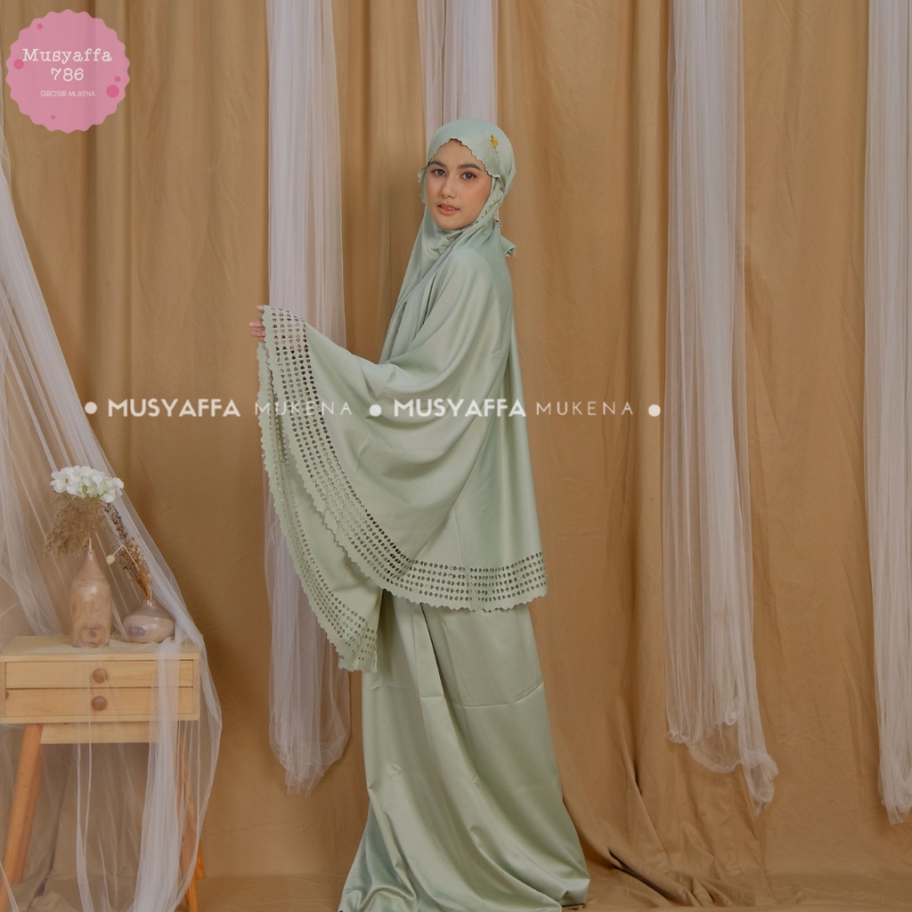 Mukena Dewasa Daily Musyaffa Lasercut Mewah