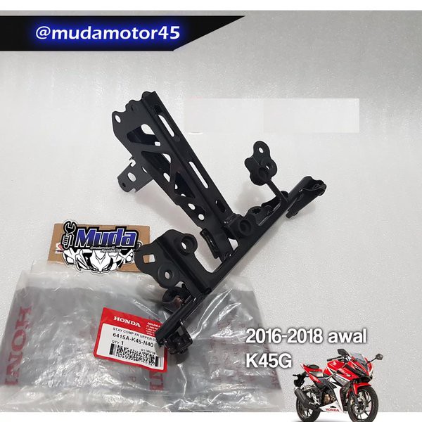GV19J DUDUKAN LAMPU DEPAN TANDUK RUSA CBR150R 6415A-K45-N40 RANGKA PANGKON HEADLAMP CBR 150 LED