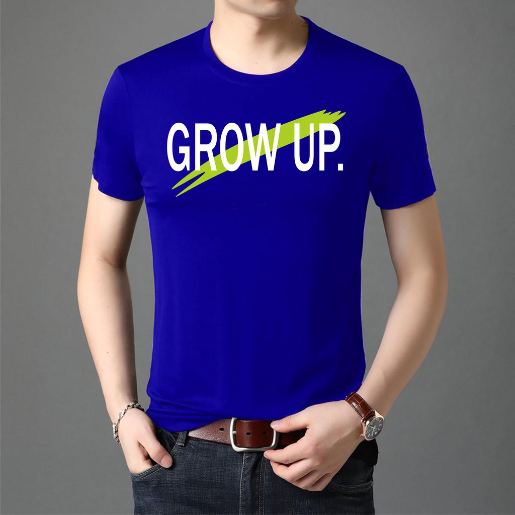 BS//TERLARIS//BAJU KAOS GLOW UP TANGAN PENDEK PRIA DAN WANITA//GOOD QUALITY