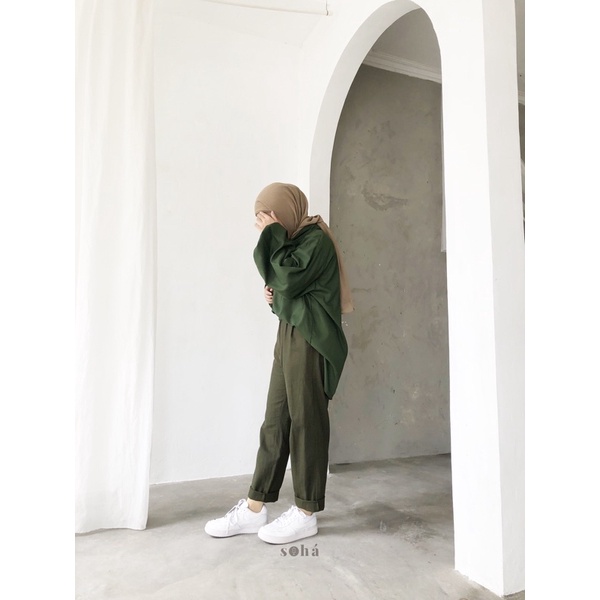 Kayra Linen Pants | Celana Formal Kerja Kuliah Sehari-hari