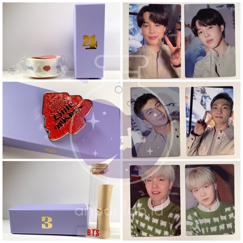 [READY STOCK] LITTLE WISHES SPECIAL HOLIDAY BOX BTS RM JIMIN SUGA GIFT 4 6 3