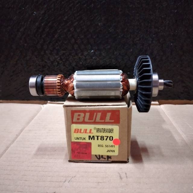 BULL ARMATURE ANGKER MT870 FOR MESIN BOR DINDING BETON MAKTEC MT 870 / MT871 MT 871