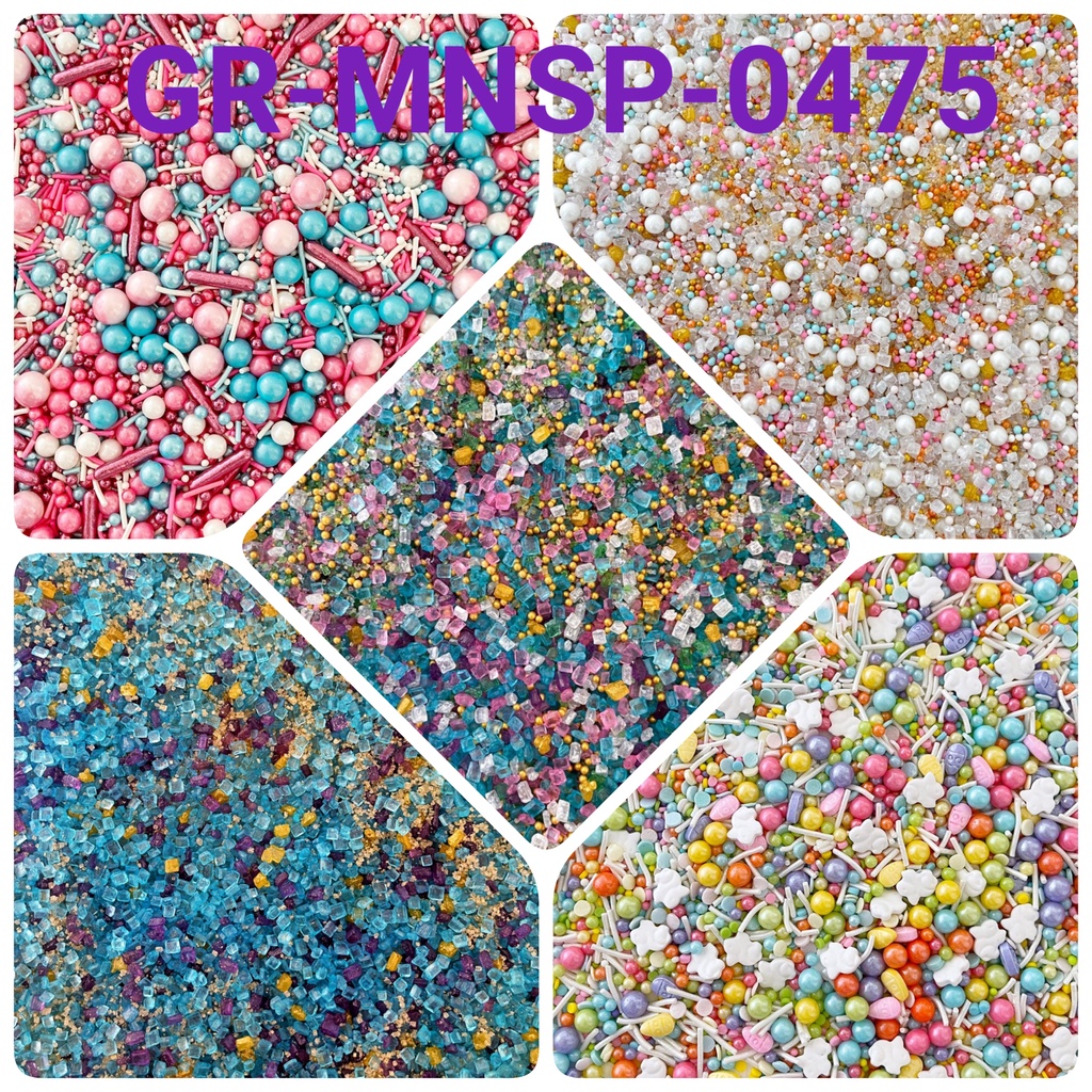 

MNSP-0475 Sprinkles springkel 10gr gula batu permata rock sugar yamama baking grosir murah sprinkles cake dekorasi mutiara trimit decoration story sprinklestory sprinklesstory sprinkle story yamama baking