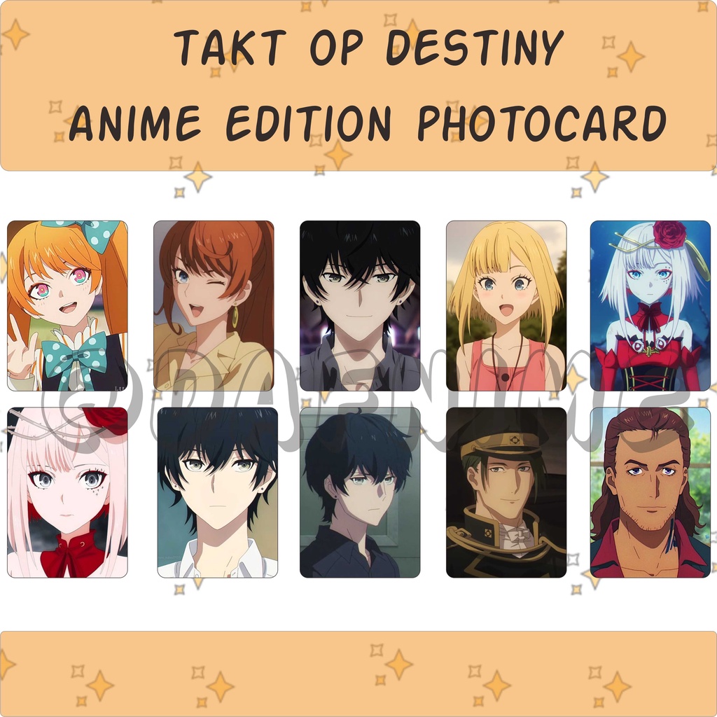 TAKT OP DESTINY ANIME EDITION PHOTOCARD ANIME