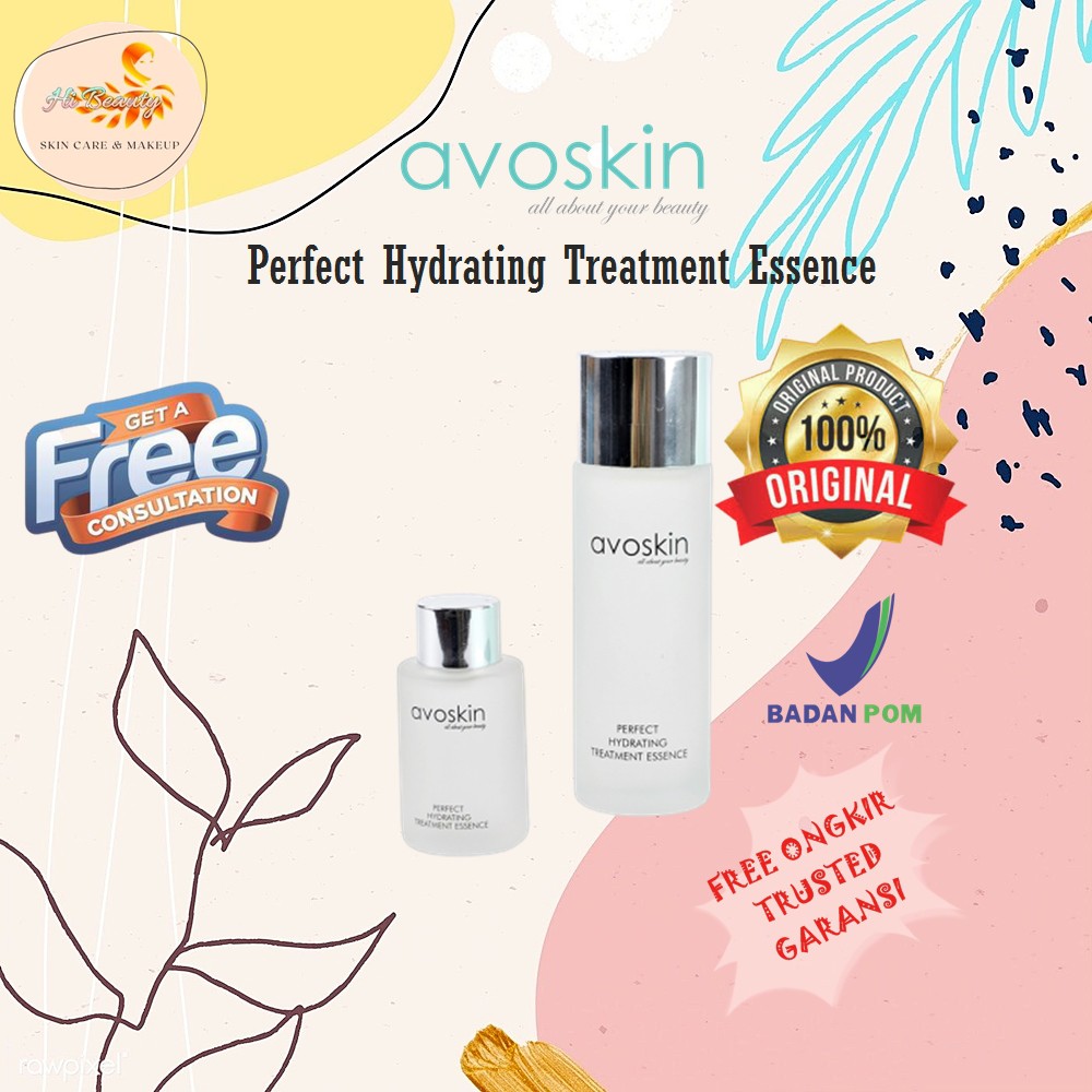 AVOSKIN PERFECT HYDRATING TREATMENT ESSENCE TONER SKINCARE MOISTURIZING WAJAH ACNE GLOWING KOREA