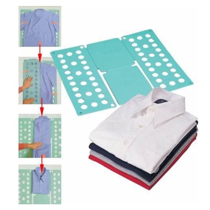 Alat Pelipat Dan Perapi Baju Anak Dan Dewasa - Lazy Magical Folding Clothes Board