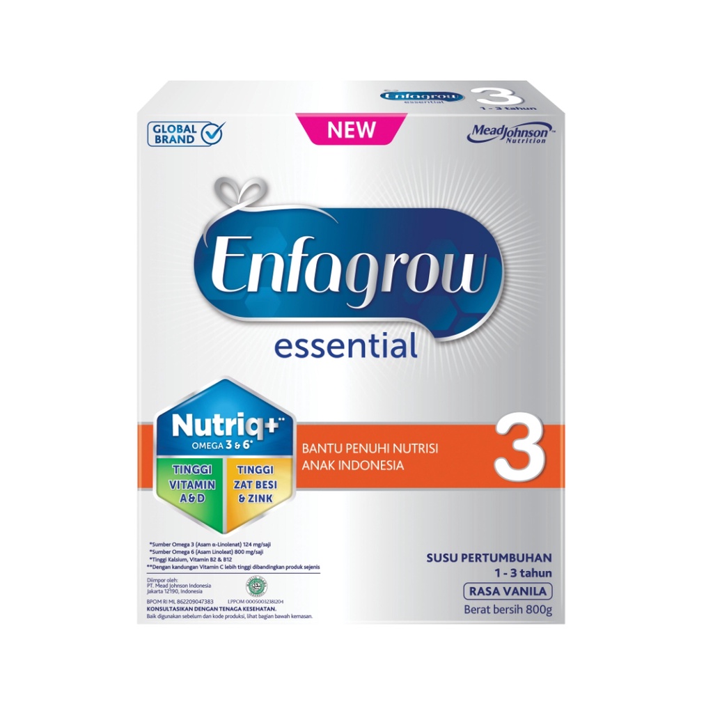 Enfagrow Essential 3 800gr Susu Formula Bubuk