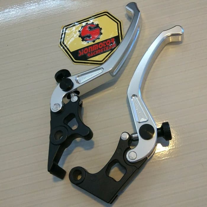 Aksesoris Motor Handle Set Model KTC Satria Fu 150 Silver 63Mtr