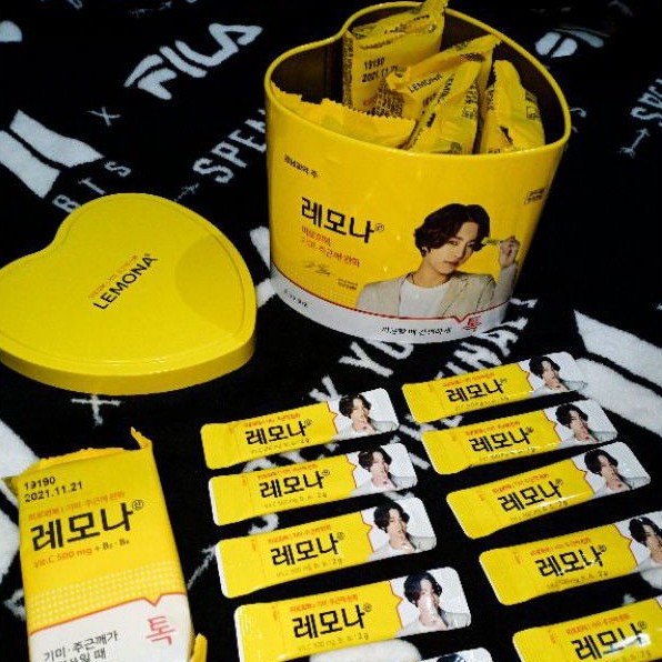 Lemona X BTS vitamin C 500mg Korea Import snack drink minuman