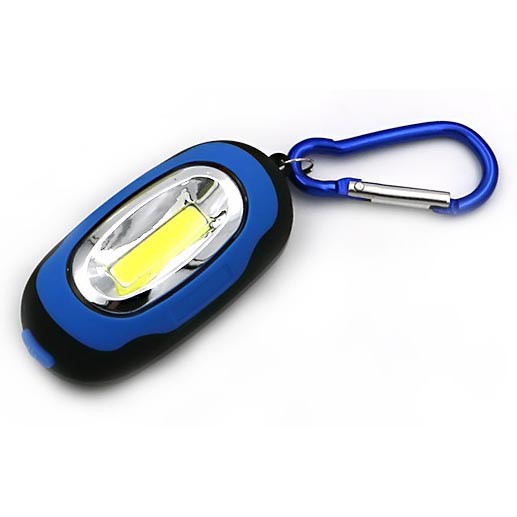 G8 Senter Saku Gantung TaffLED Senter LED Mini COB 25 Lumens dengan Karabiner  BM-9402 Blue