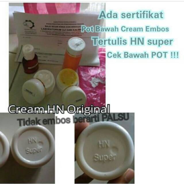 Hn original embos bawah hn super