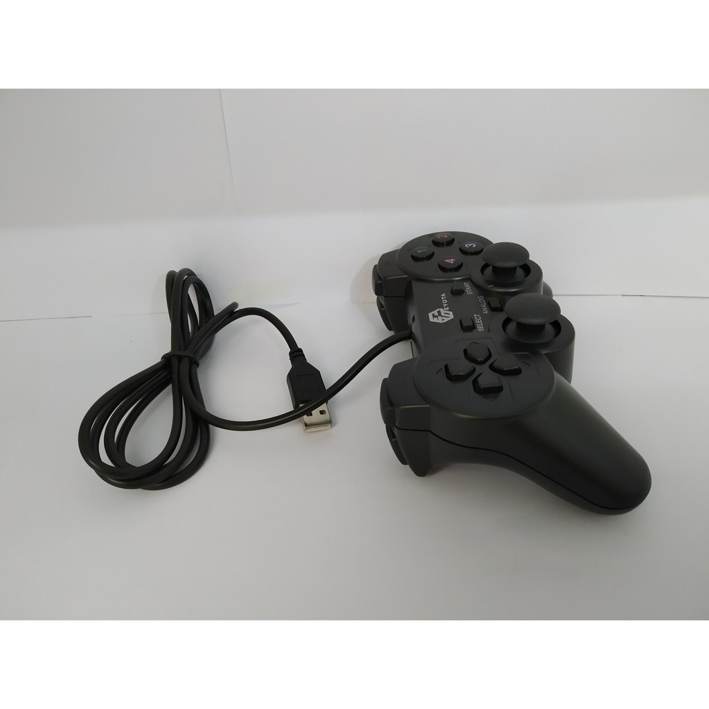 Gamepad Eyota Single Black SB88 Dual Shock Joystick Game Controller Port USB 2.0