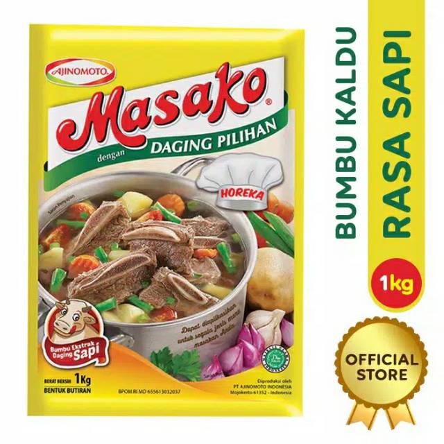 MASAKO DAGING PILIHAN 1KG RASA SAPI RASA AYAM BUMBU KALDU