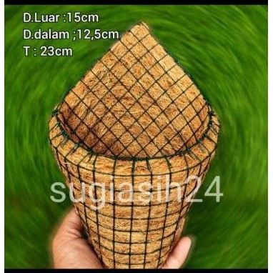 Pot Bunga Kerucut Pot Bunga Tempel