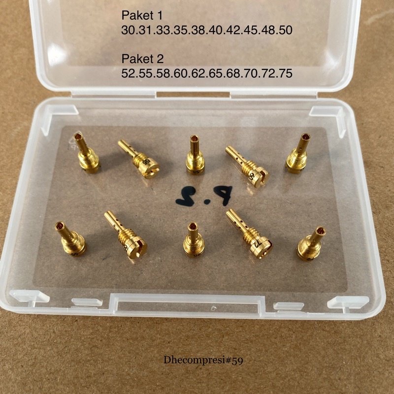 Pilot jet karbu FCR Ninja 250 4T