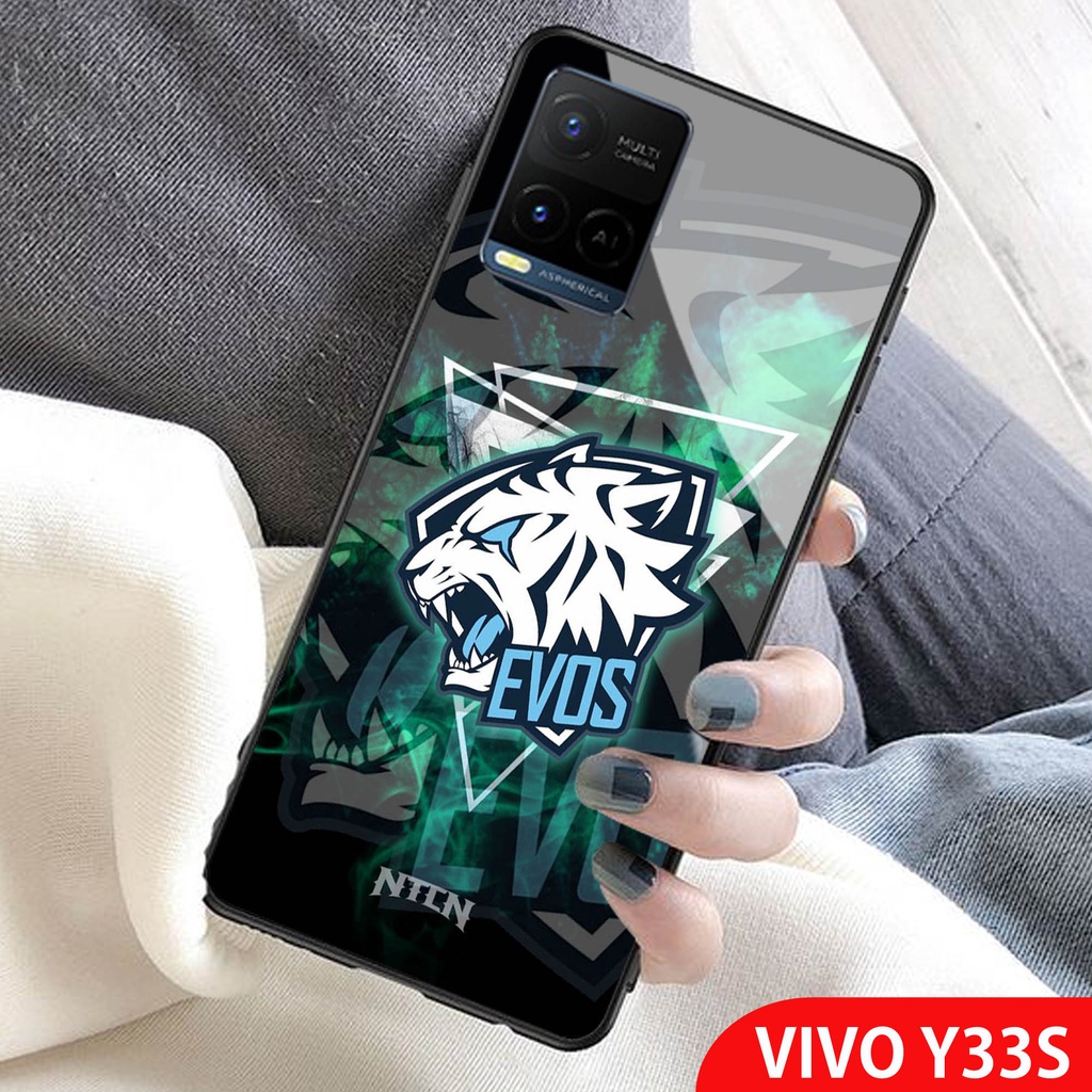 [A44] Softcase Glass Kaca Vivo Y33S /Casing Handphone Vivo Y33S/ Case Hp Vivo Y33S