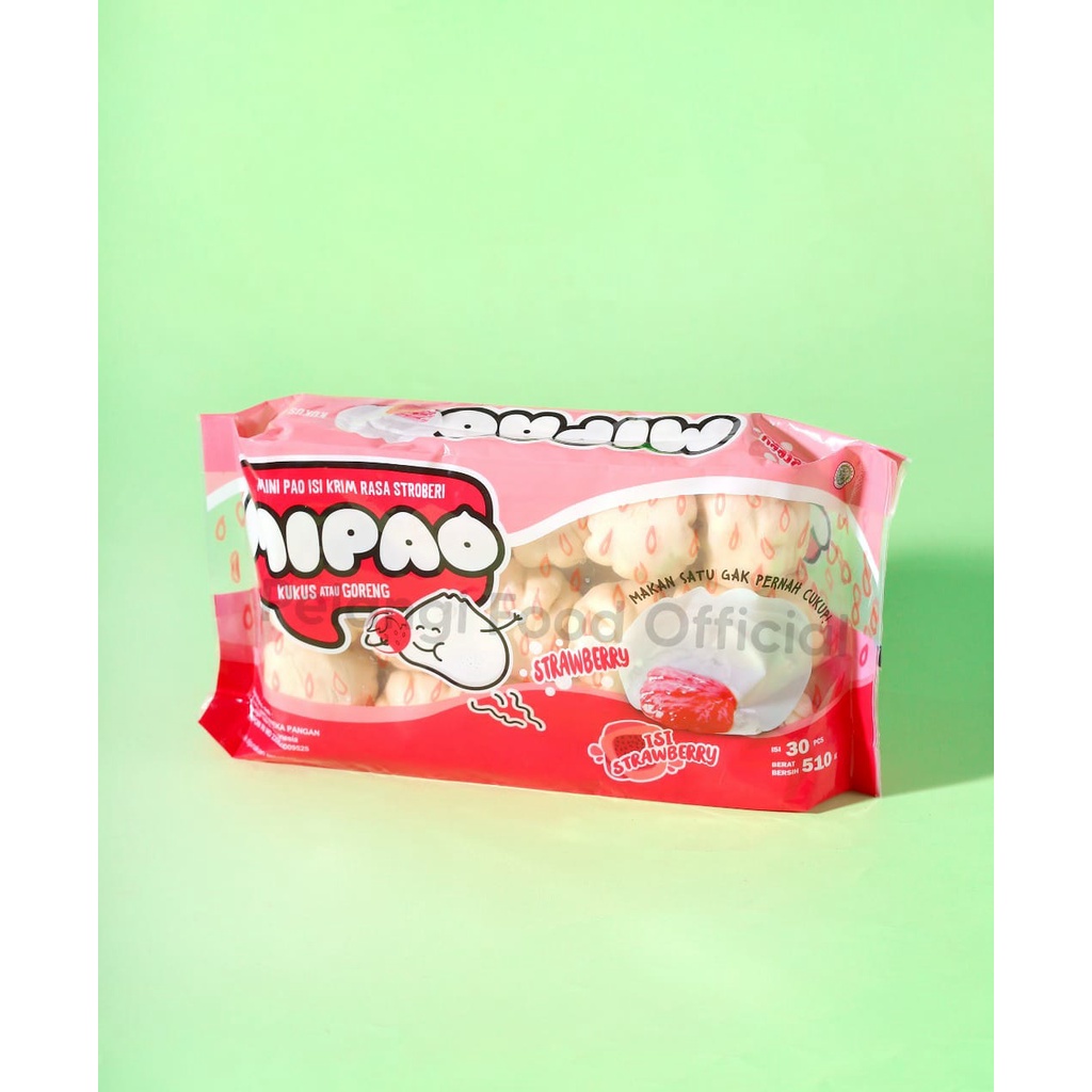 MiPao mini bakpao enakk rasa strawberry