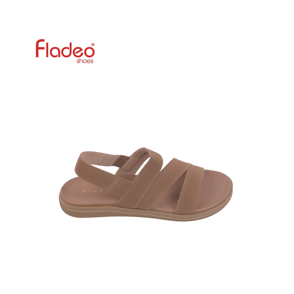 Fladeo E20/LDT290-3HH/Sandal Teplek Tali Wanita [ Strap Flat Sandals ]-4