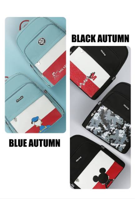 SALE !!! Tas Ransel Asi  Mummy Mommy Baby Diaper DISNEY Bag Bayi Waterproof Multifungsi AUTUMN SERIE