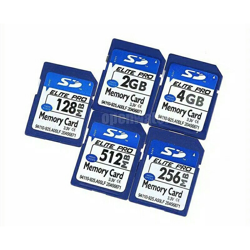 Memori SD Card 2GB 256MB 128MB Memori camera dan Keyboard original