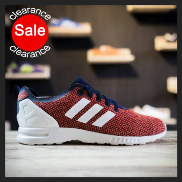 Adidas ZX Flux ADV Smooth Womens Vivid Red/Core White/Collegiate Navy