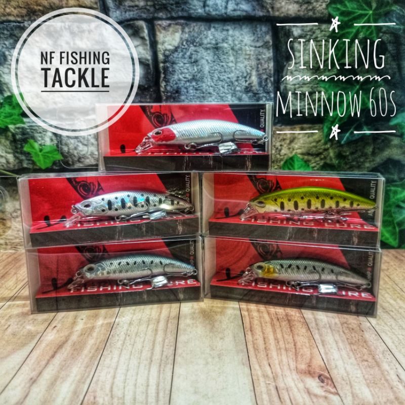 Umpan Pancing Casting Minnow Replika Duo Ryuki 60s 6,5 Gram Ultralight