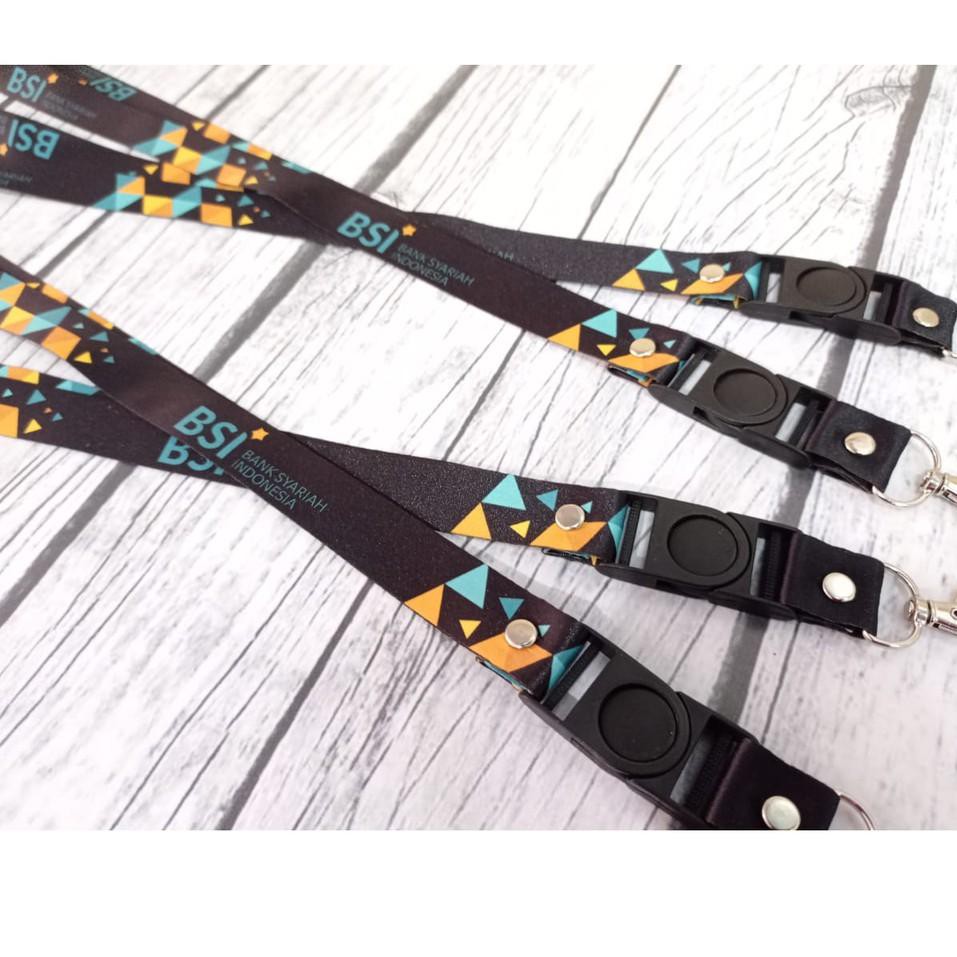 

L4gi rame Lanyard Printing BSI Bank Syariah Indonesia Custom Full Printing Design SurabayaCodeeD .8.